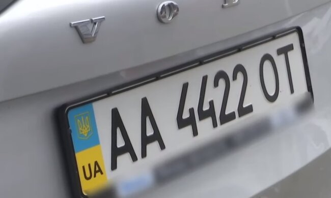 Автомобильные номера. Фото: Youtube
