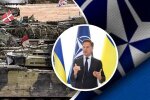 Прапори країн НАТО біля штаб-квартири альянсу