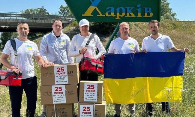 «Батьківщина» у своє 25-річчя відправила на фронт 25 вантажів гуманітарної та військової допомоги 