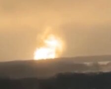 Взрыв. Фото: скрин видео NV