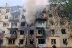 Наслідки атаки рф на Павлоград: пошкоджений багатоповерховий будинок, Дніпропетровська область