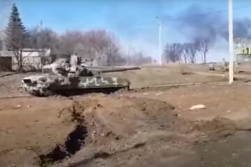 Російська військова техніка. Фото: скріншот YouTube-відео