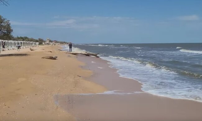 Азовское море. Фото: скриншот YouTube-видео