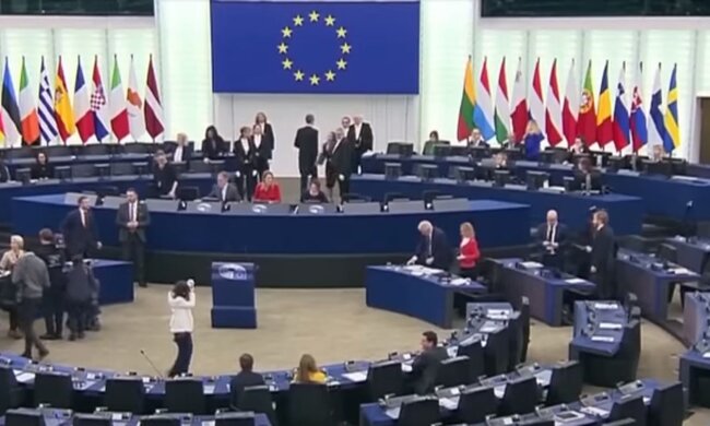 Європарламент. Фото: скріншот YouTube-відео