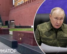 путін поклав квіти до тумб Києва та Одеси