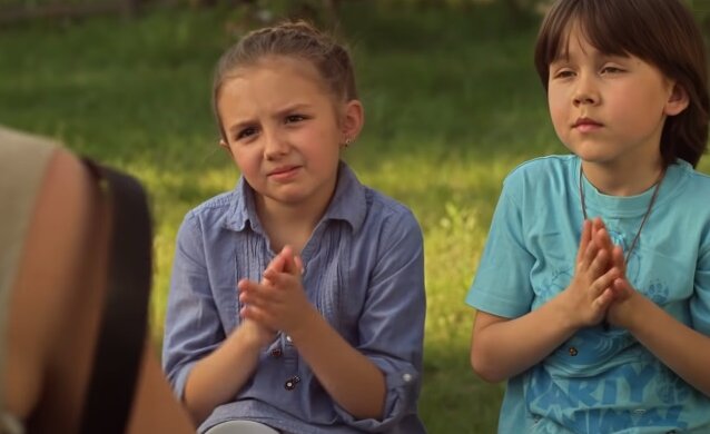 Анна Полищук и Константин Чернокрылюк. Фото: YouTube, скрин