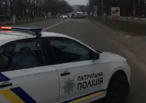 ЧП В Борисполе, дороги перекрыты. Фото: скриншот Facebook