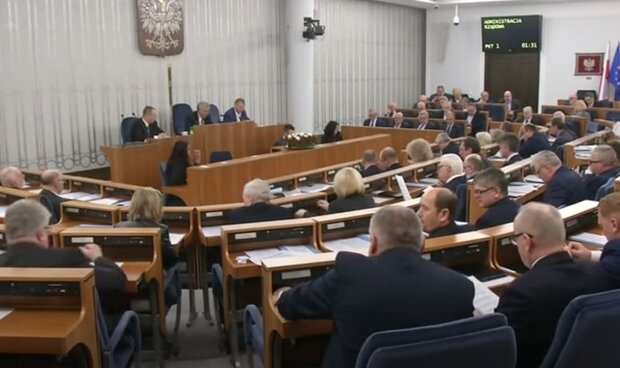 Сенат Польши. Фото: скриншот YouTube-видео