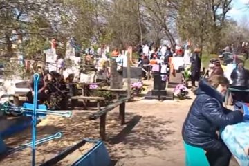 Кладбище. Фото: скриншот YouTube.