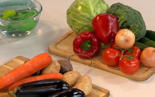 Овощи. Фото: скриншот YouTube