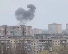 Вибух. Фото: скріншот YouTube-відео