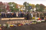 На месте падения Ан-26 на Харьковщине отслужили панихиду по погибшим. Фото: скриншот видео