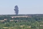 Пожар в оккупированном Дебальцево. Фото: скриншот Telegram-видео