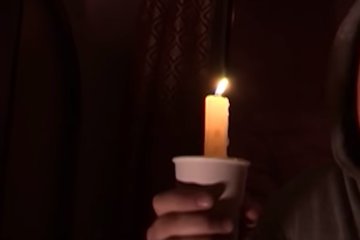 В Коцюбинском люди сидят без света. Фото: скрин youtube