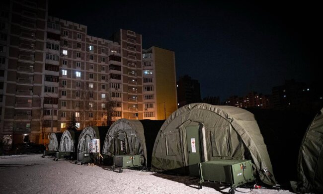 Пункт незламності, знеструмлення. Фото: Telegram