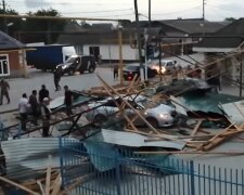 Ураган в Чечне. Фото: скрин youtube
