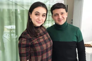 Юлия Мендель и Владимир Зеленский