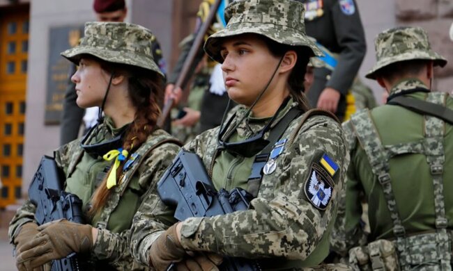 Мобилизация женщин, военная служба. Фото: Telegram