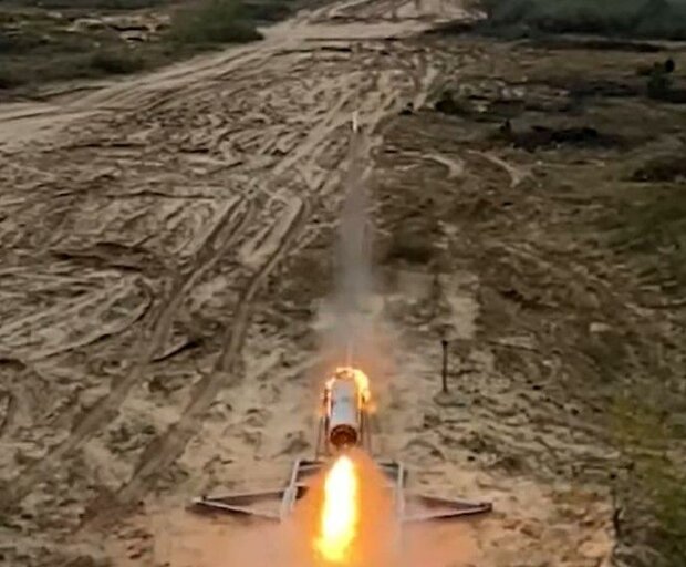 Испытания ракеты РС-80. Фото: скриншот Youtube-видео