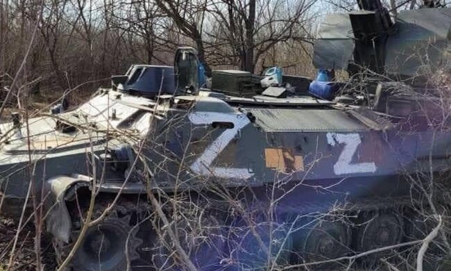 Разбитая техника оккупанта. Фото: Генштаб ВСУ