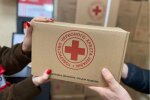 Красный Крест — гуманитарная помощь продуктовыми наборами