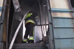 Очередной пожар в поезде "Укрзализныци", фото: скриншот с YouTube