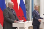 Александр Лукашенко и Владимир Путин. Фото: скриншот YouTube-видео