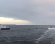 Корабли в Черном море. Фото: скриншот YouTube-видео