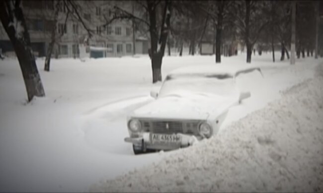 Снегопад. Фото: Youtube
