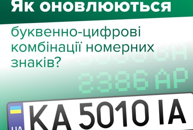 Водіям приготуватися: на автомобільних номерах масово змінюють буквенні серії, у МВС пояснили як це буде 
