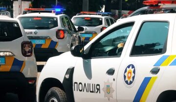 В Киеве террорист захватил банк. Фото: Национальная полиция, скрин