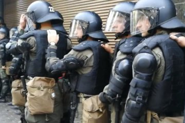 Полиция, митинг. Фото: скрин youtube