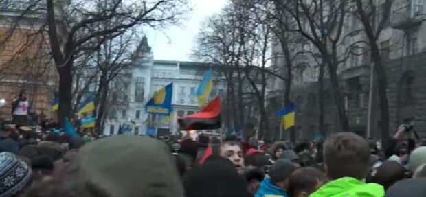 Протесты на Майдане. Фото: Youtube