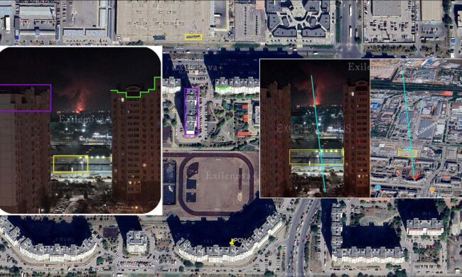 Все у вогні: на росію зійшов потужний ракетно-дроновий удар - відео вражає