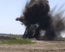 Взрыв. Фото: скриншот Youtube-видео