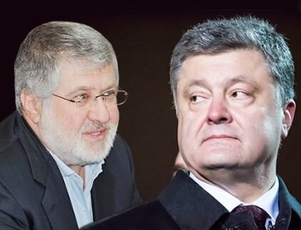 Коломойский и Порошенко. Фото: скриншот 112 канал.