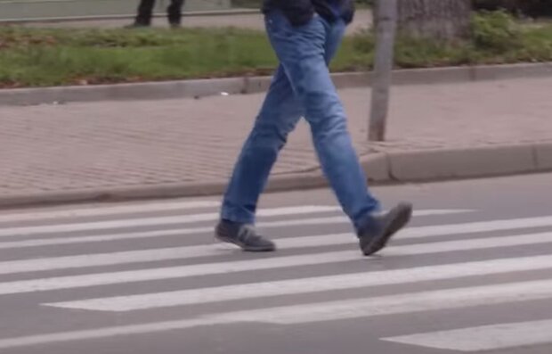 Пешеходный переход. Фото: скриншот YouTube-видео