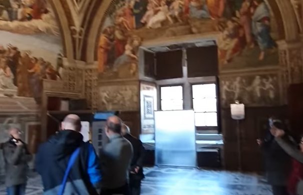Ватикан. Станция Рафаэля. Фото: скриншот facebook