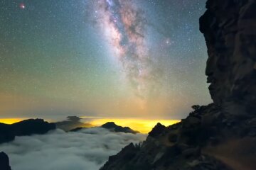 Звездное небо. Фото: скриншот YouTube