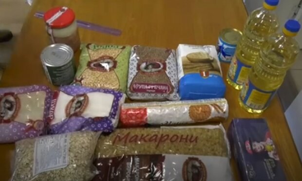 Набір продуктів. Фото: скріншот YouTube-відео