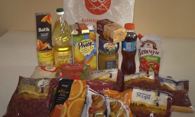 Набір продуктів. Фото: скріншот YouTube-відео