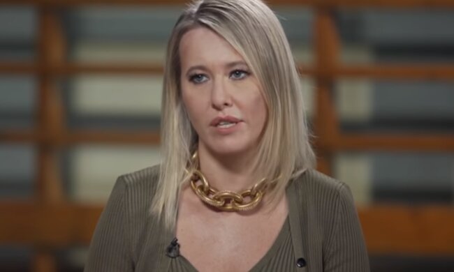 Ксения Собчак. Фото: скриншот Youtube-видео