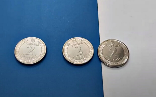 Монети України. Фото: скріншот YouTube-відео.