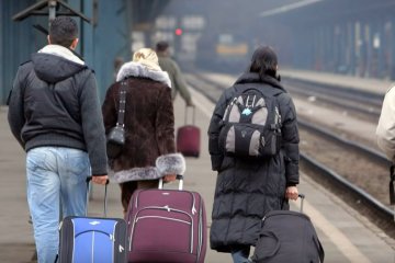 Украинцы массово бегут из страны