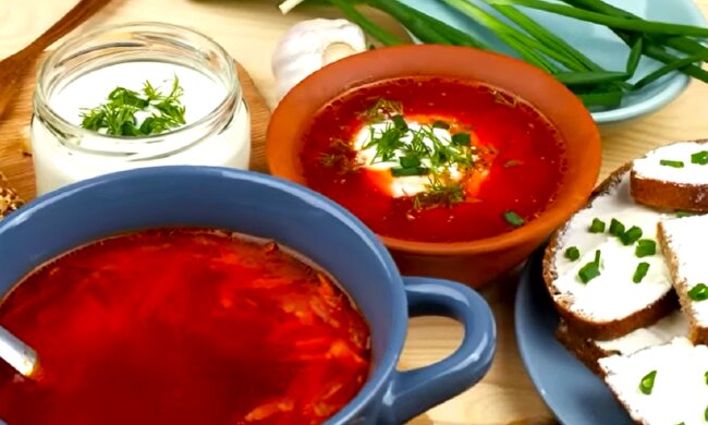 Борщ. Фото: YouTube