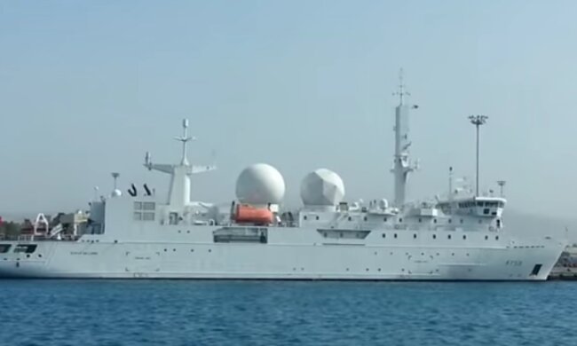 Французское военное судно Dupuy de Lome. Фото: скрин youtube