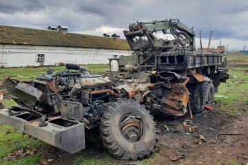 Розбита техніка рф. Фото: Telegram