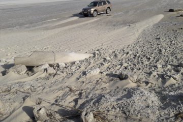 В Азовском море происходит сдув воды