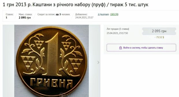 Монети України. Фото: violity.com